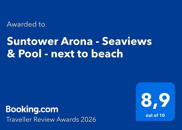 Apartman Suntower - Seaviews & Pool - Next To Arona